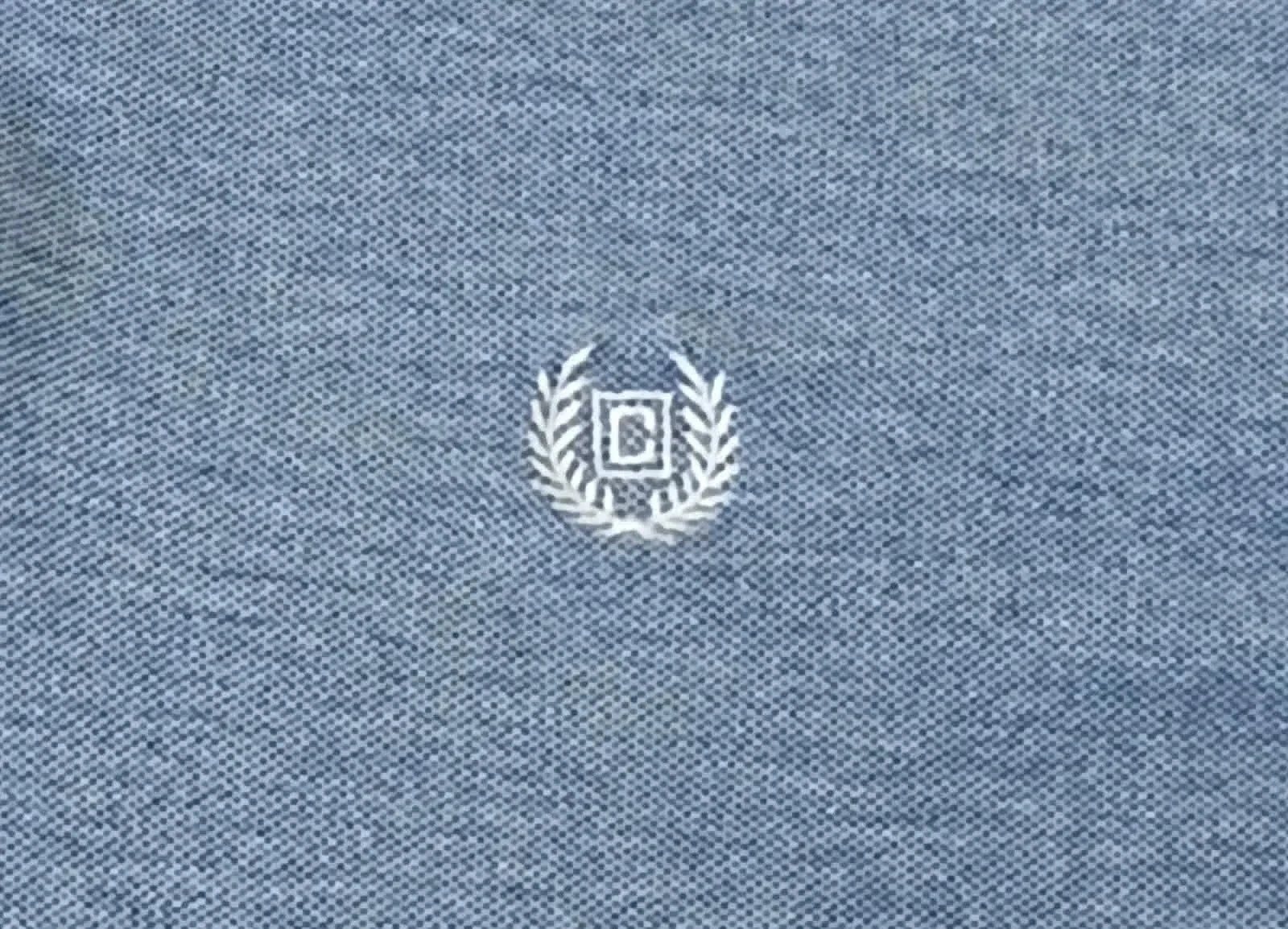 Blue Heather Chaps Polo Embroidered Logo Size M – photo 5